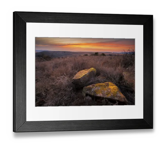 Framed Print : Landscape of Magaliesberg rocks covered with Lichen at sunset in the hills of the Magaliesberg mountain range, North West Province, South Africa Framed Print : Landscape of Magaliesberg rocks covered with Lichen at sunset in the hills of the Magaliesberg mountain range, North West Province, South Africa