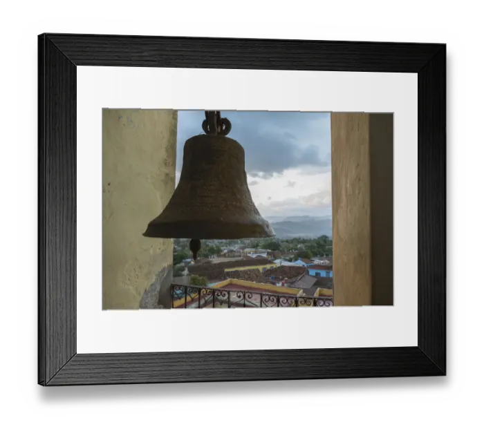 Framed Print : View of town from bell tower of old church, Trinidad, Cuba Framed Print : View of town from bell tower of old church, Trinidad, Cuba