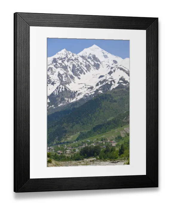 Framed Print : Wonderful mountain scenery, Svanetia, Georgia Framed Print : Wonderful mountain scenery, Svanetia, Georgia