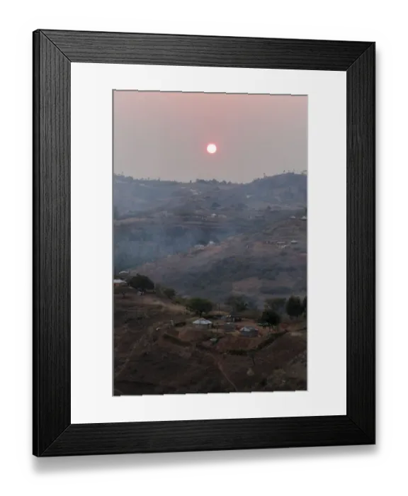 Framed Print : africa, bucolic, color image, colour image, community, dawn, development, dirt road Framed Print : africa, bucolic, color image, colour image, community, dawn, development, dirt road