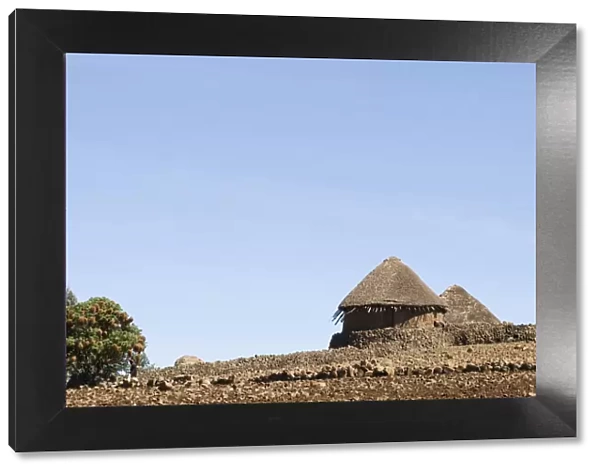 building, central ethiopia, clear sky, color image, colour image, copy space, day
