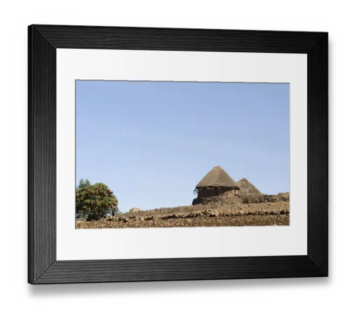 Framed Print : building, central ethiopia, clear sky, color image, colour image, copy space, day Framed Print : building, central ethiopia, clear sky, color image, colour image, copy space, day