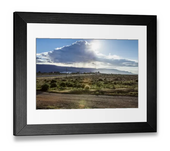 Framed Print : calvinia, cloud, color image, colour image, day, daytime, desert, dirt track, field Framed Print : calvinia, cloud, color image, colour image, day, daytime, desert, dirt track, field