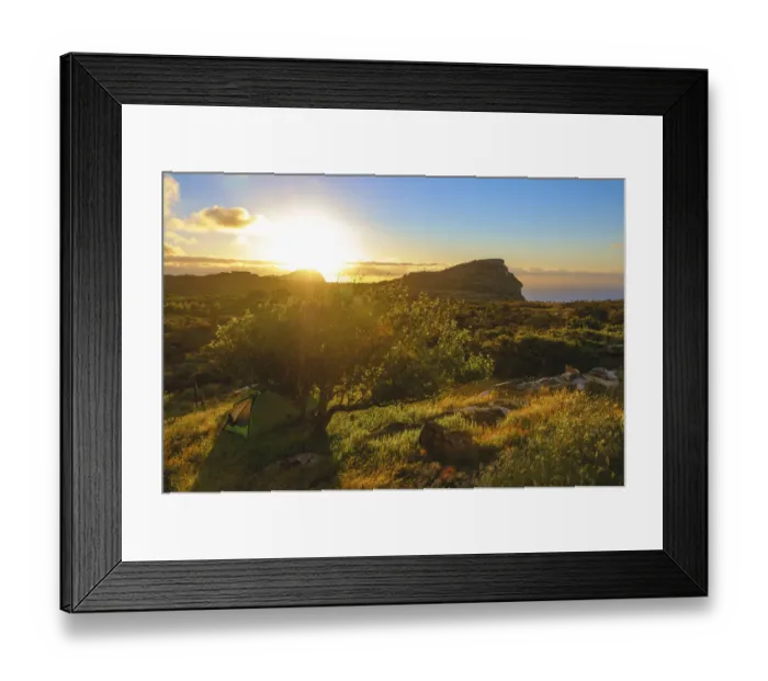 Framed Print : apple tree, cape town, color image, colour image, dusk, elevated view, field, hiking Framed Print : apple tree, cape town, color image, colour image, dusk, elevated view, field, hiking