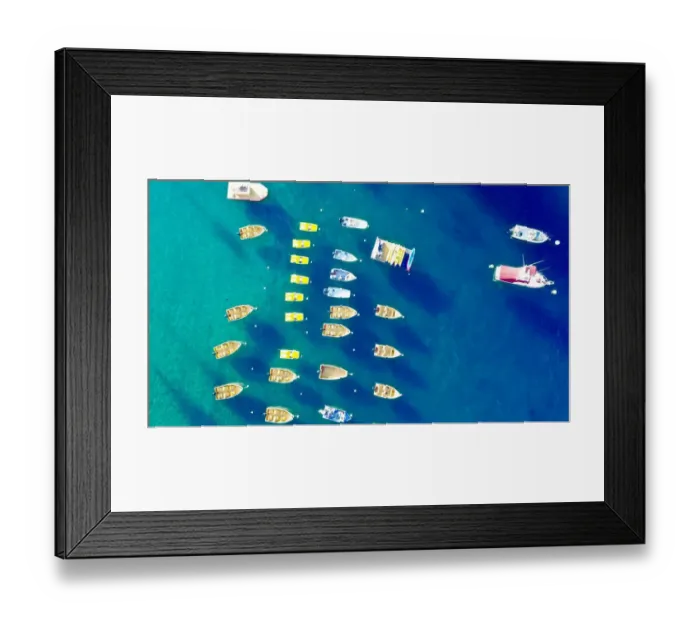 Framed Print : Avalona Bay Boats Framed Print : Avalona Bay Boats