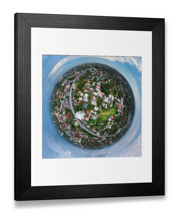 Framed Print : Aerial 360 Cochin city Framed Print : Aerial 360 Cochin city