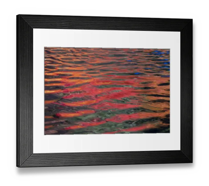 Framed Print : Reflection on Rogue River in autumn, Oregon, USA Framed Print : Reflection on Rogue River in autumn, Oregon, USA