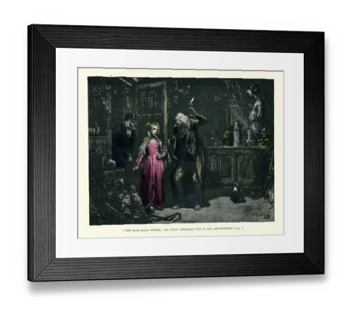Framed Print : Charles Dickens - The Old Curiosity Shop Framed Print : Charles Dickens - The Old Curiosity Shop