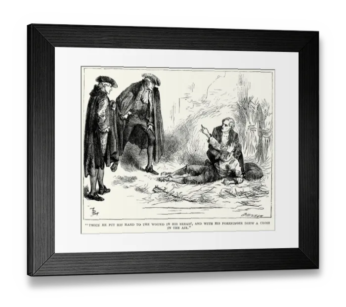 Framed Print : Charles Dickens - A Tale of Two Cities