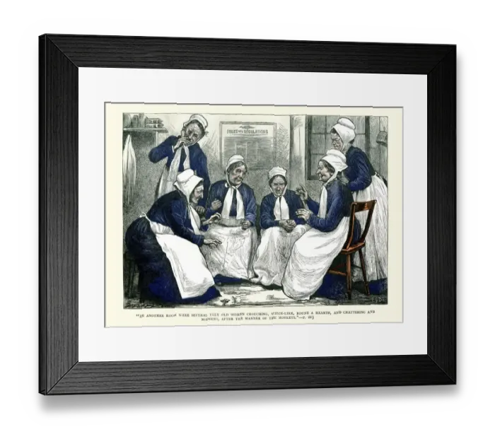 Framed Print : Charles Dickens - A Walk in a Workhouse