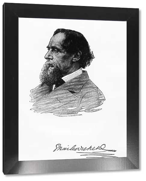 Charles Dickens Engraving