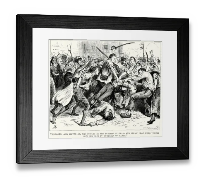 Framed Print : Charles Dickens - A Tale of Two Cities Framed Print : Charles Dickens - A Tale of Two Cities