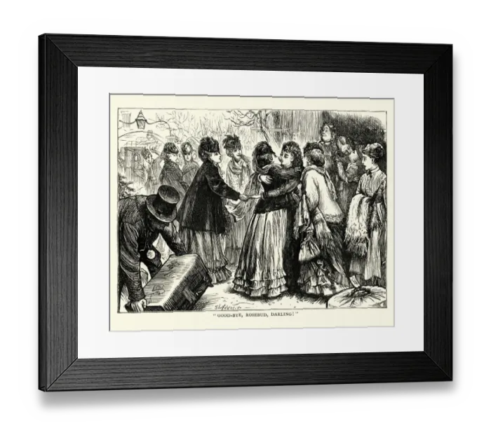 Framed Print : The Mystery of Edwin Drood, Good-Bye, Rosebud, Darling Framed Print : The Mystery of Edwin Drood, Good-Bye, Rosebud, Darling