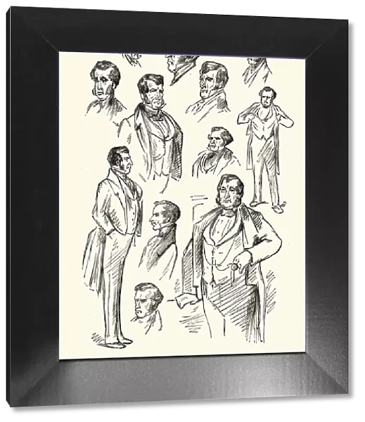 Character sketches for Charles Dickens