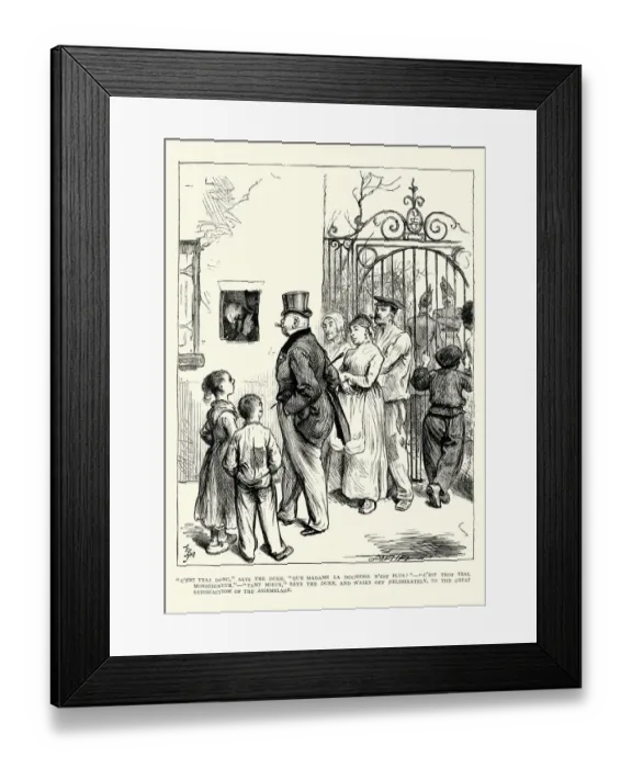 Framed Print : Charles Dickens - C est vrai donc Framed Print : Charles Dickens - C est vrai donc