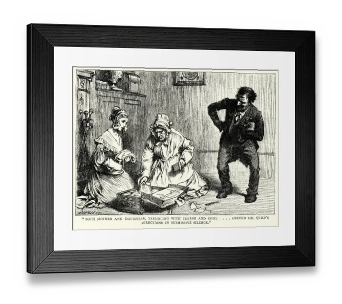 Framed Print : Charles Dickens - The Old Curiosity Shop