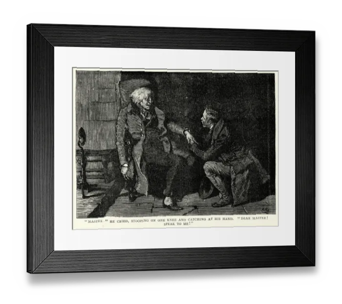 Framed Print : Charles Dickens - The Old Curiosity Shop