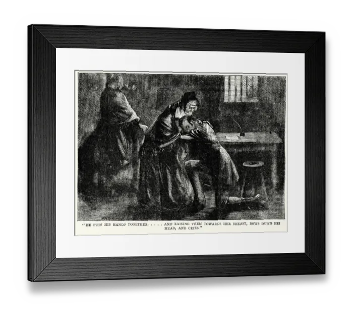 Framed Print : Charles Dickens (1812-1870) Framed Print : Charles Dickens (1812-1870)