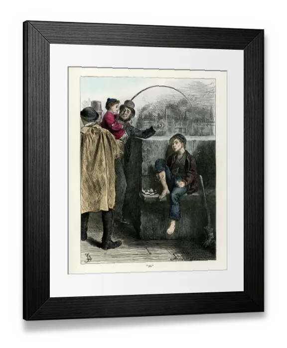 Framed Print : Bleak House - Jo Framed Print : Bleak House - Jo