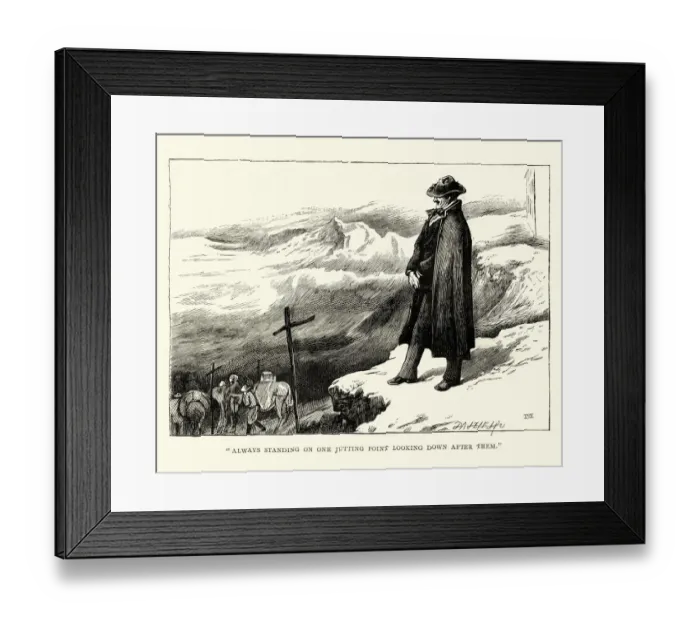 Framed Print : Dickens, Little Dorrit, Always standing on one jutting point Framed Print : Dickens, Little Dorrit, Always standing on one jutting point