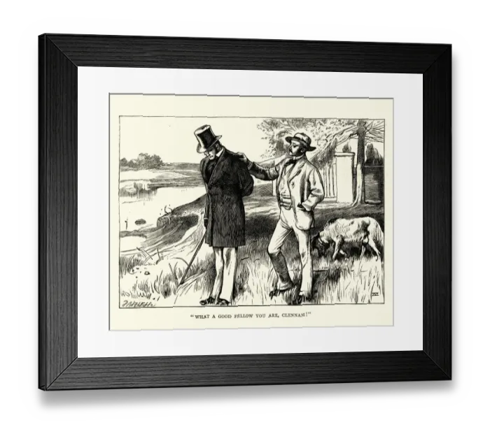 Framed Print : Dickens, Little Dorrit, What a good fellow you are, Clennam Framed Print : Dickens, Little Dorrit, What a good fellow you are, Clennam