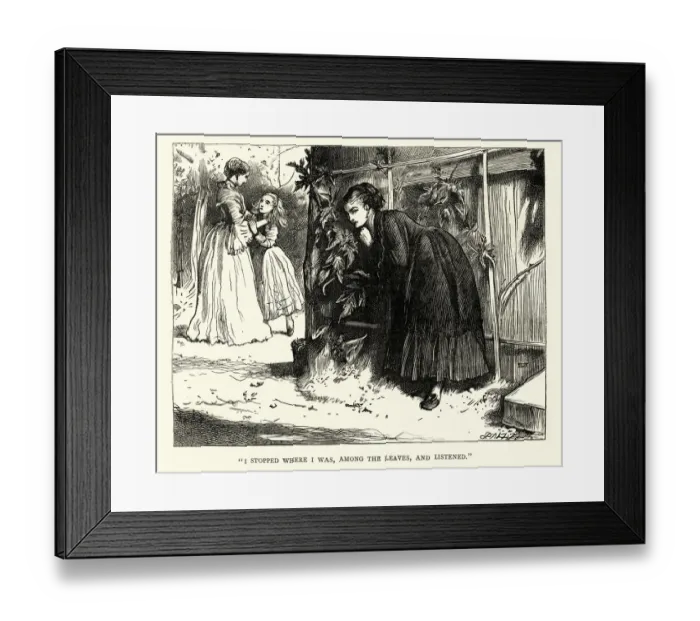 Framed Print : Dickens, Little Dorrit, amoung the leaves, and listened Framed Print : Dickens, Little Dorrit, amoung the leaves, and listened