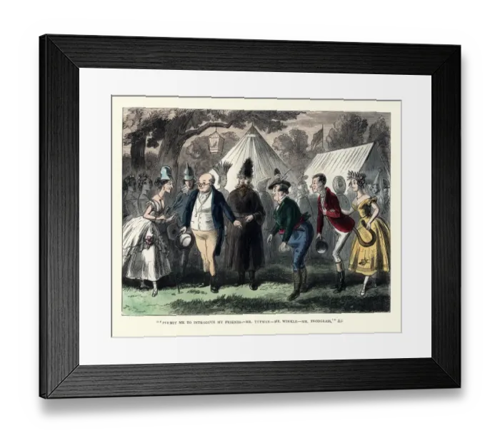 Framed Print : Dickens, Pickwick Papers, Permit me to introduce my friends Framed Print : Dickens, Pickwick Papers, Permit me to introduce my friends