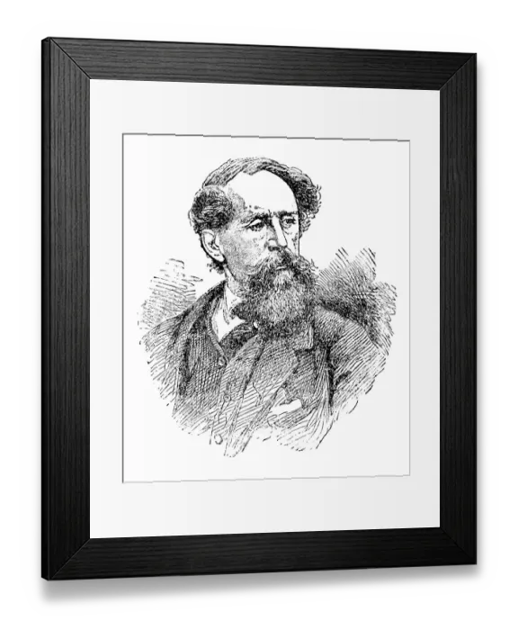 Framed Print : Charles Dickens Framed Print : Charles Dickens