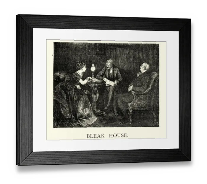 Framed Print : Dickens, Bleak House Framed Print : Dickens, Bleak House