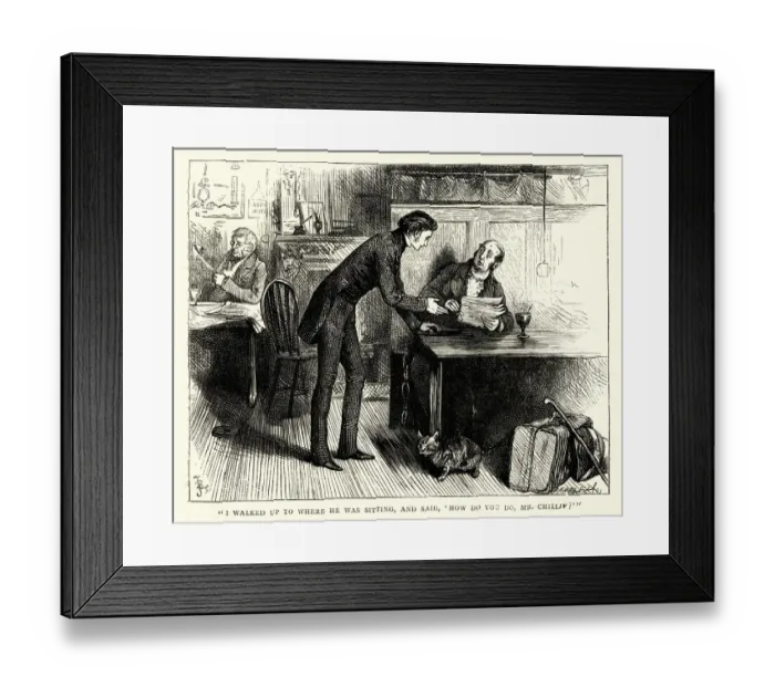 Framed Print : Dickens, David Copperfield, How do you do, Mr. Chillip? Framed Print : Dickens, David Copperfield, How do you do, Mr. Chillip?