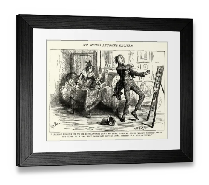 Framed Print : Dickens, Nicholas Nickleby, an extravagant pitch of fury Framed Print : Dickens, Nicholas Nickleby, an extravagant pitch of fury