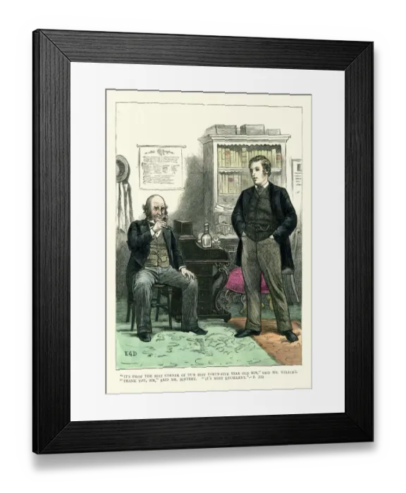 Framed Print : Charles Dickens No Thoroughfare in Christmas Stories Framed Print : Charles Dickens No Thoroughfare in Christmas Stories