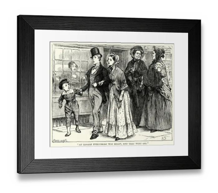 Framed Print : Charles Dickens - The Old Curiosity Shop Framed Print : Charles Dickens - The Old Curiosity Shop