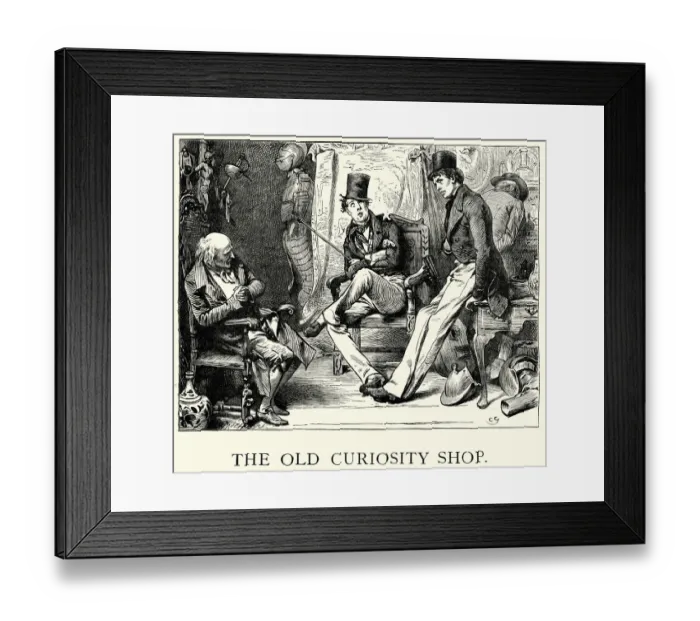 Framed Print : Charles Dickens - The Old Curiosity Shop Framed Print : Charles Dickens - The Old Curiosity Shop