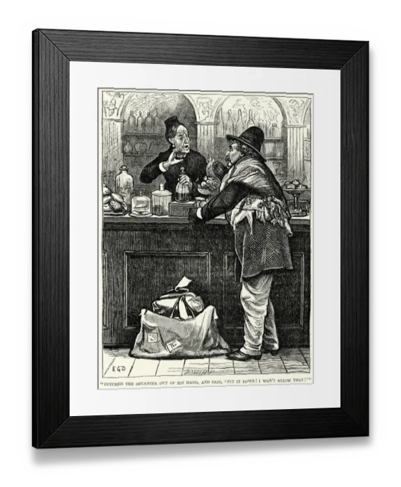 Framed Print : Charles Dickens - Christmas Stories - Mugby Junction Framed Print : Charles Dickens - Christmas Stories - Mugby Junction