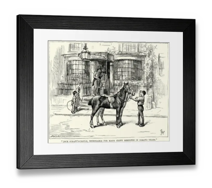 Framed Print : Life of Charles Dickens - Jack Straws Castle Framed Print : Life of Charles Dickens - Jack Straws Castle