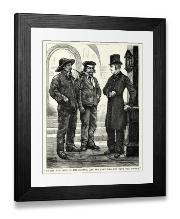 Framed Print : Charles Dickens - Christmas Stories - No Thoroughfare