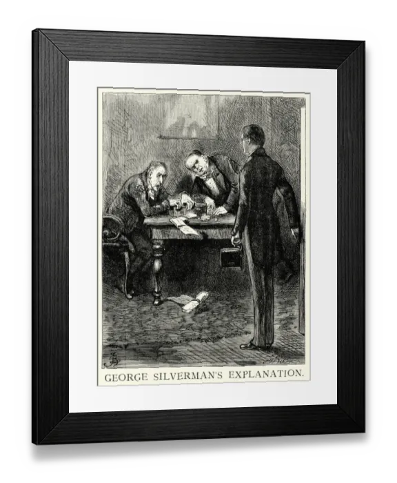 Framed Print : Charles Dickens - George Silvermans Explanation Framed Print : Charles Dickens - George Silvermans Explanation