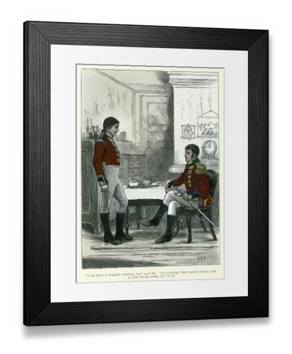 Framed Print : Charles Dickens - Tale of Richard Doubledick Framed Print : Charles Dickens - Tale of Richard Doubledick