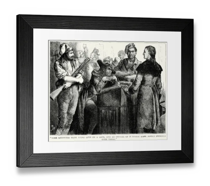 Framed Print : Charles Dickens - A Tale of Two Cities Framed Print : Charles Dickens - A Tale of Two Cities