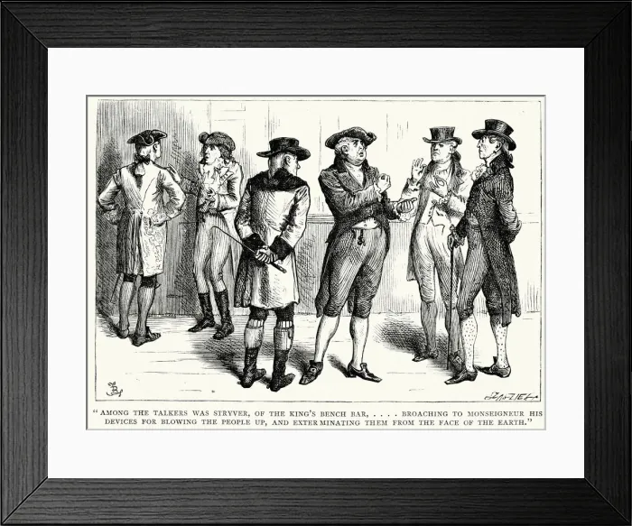 Framed Print : Charles Dickens - A Tale of Two Cities Framed Print : Charles Dickens - A Tale of Two Cities