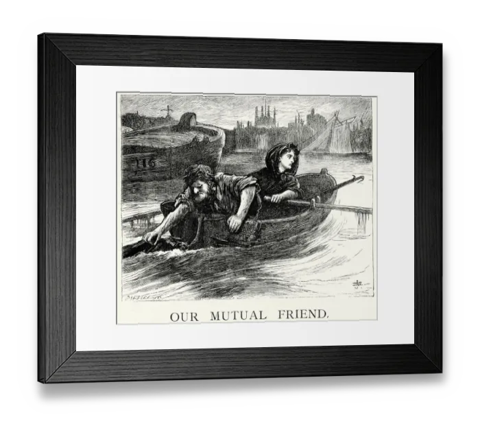 Framed Print : Our Mutual Friend by Charles Dickens Framed Print : Our Mutual Friend by Charles Dickens