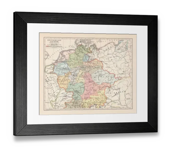 Framed Print : Antique Maps Framed Print : Antique Maps