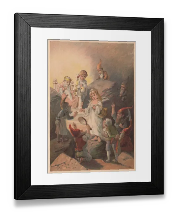 Framed Print : The Silver Child (Das Silberkindchen), lithograph, published in 1891 Framed Print : The Silver Child (Das Silberkindchen), lithograph, published in 1891