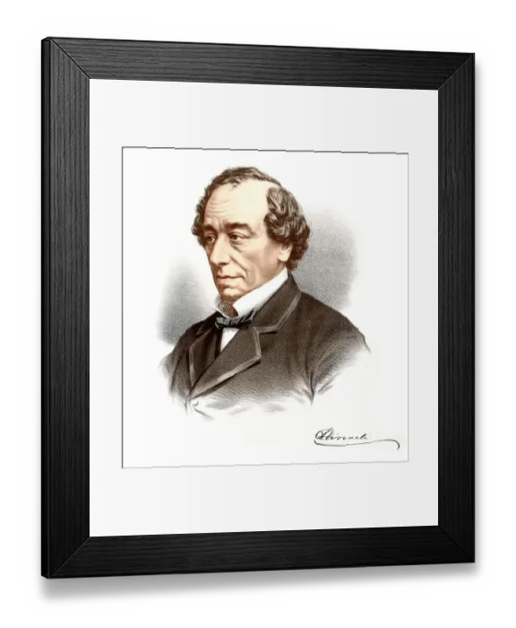 Framed Print : Benjamin Disraeli British Prime Minister