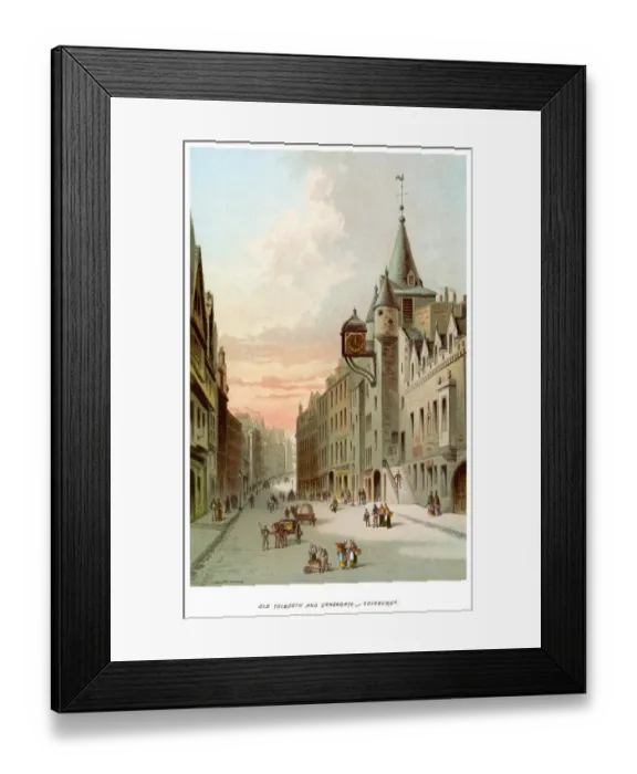 Framed Print : Old Tolbooth and Canongate Edinburgh Framed Print : Old Tolbooth and Canongate Edinburgh