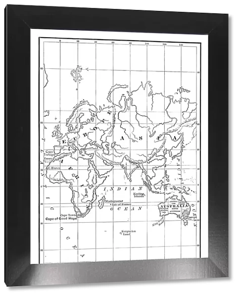 Eastern Hemisphere map