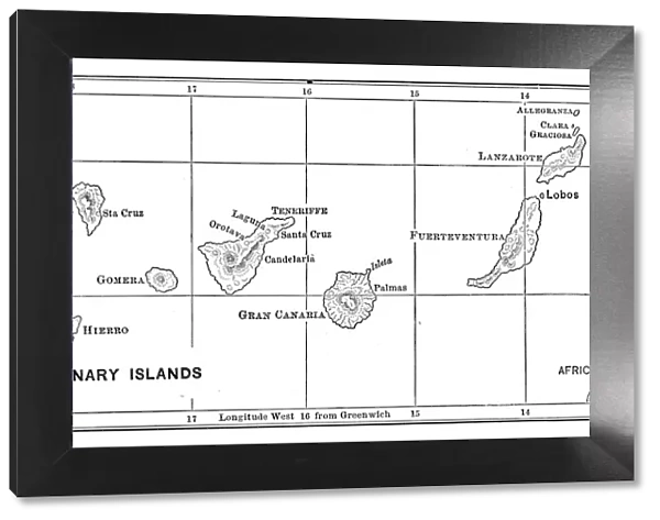 Canary islands Map