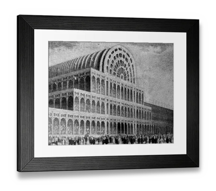 Framed Print : World Exhibition in London, 1851 Framed Print : World Exhibition in London, 1851