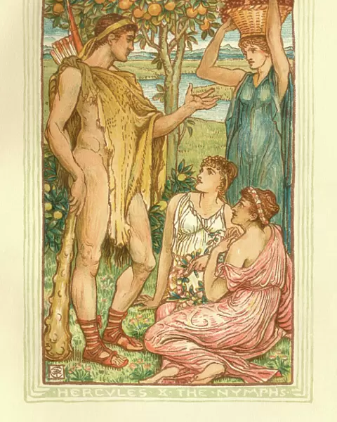 Hercules and the Nymphs - Greek mythology